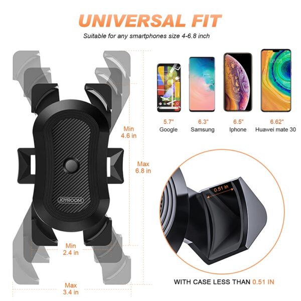 Universal Motorcycle Bicycle Phone Holder