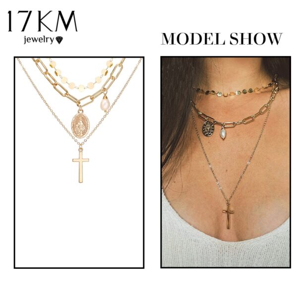 17KM Bohemian Gold Necklaces For Women