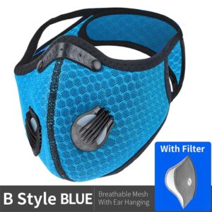 WEST BIKING Sport Face Mask Activated Carbon Filter Dust Mask