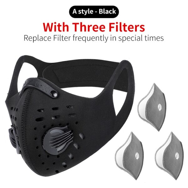 WEST BIKING Sport Face Mask Activated Carbon Filter Dust Mask