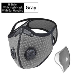 WEST BIKING Sport Face Mask Activated Carbon Filter Dust Mask