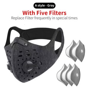 WEST BIKING Sport Face Mask Activated Carbon Filter Dust Mask