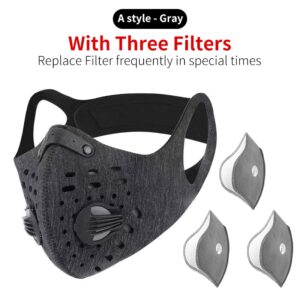 WEST BIKING Sport Face Mask Activated Carbon Filter Dust Mask