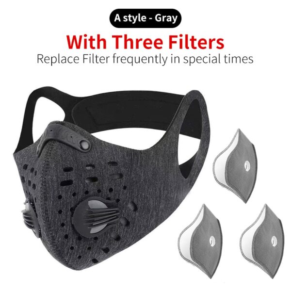 WEST BIKING Sport Face Mask Activated Carbon Filter Dust Mask