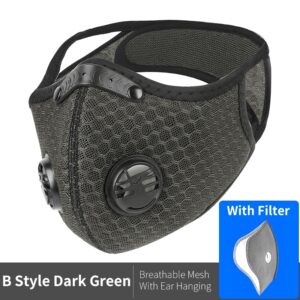 WEST BIKING Sport Face Mask Activated Carbon Filter Dust Mask