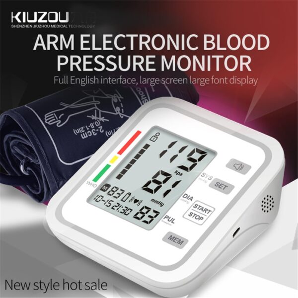 Automatic Upper Arm Electronic Blood Pressure Monitor