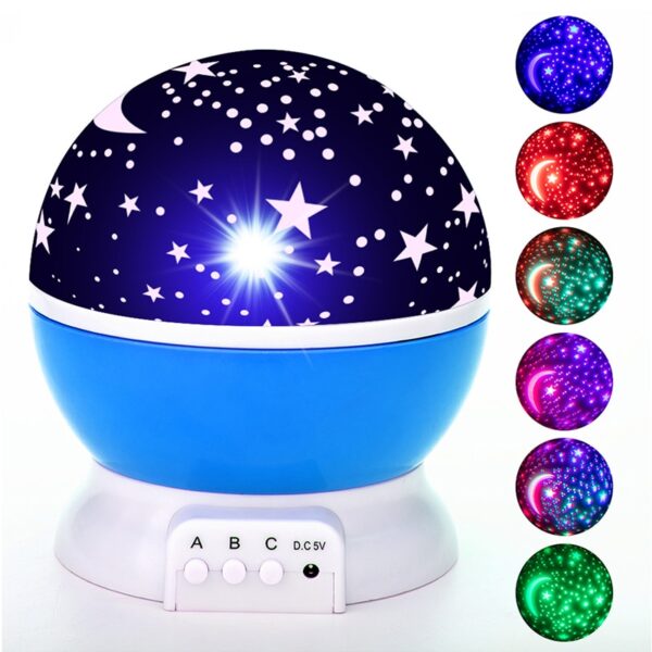 Sky Projector Star Moon Galaxy Night Light For Children Kids Bedroom