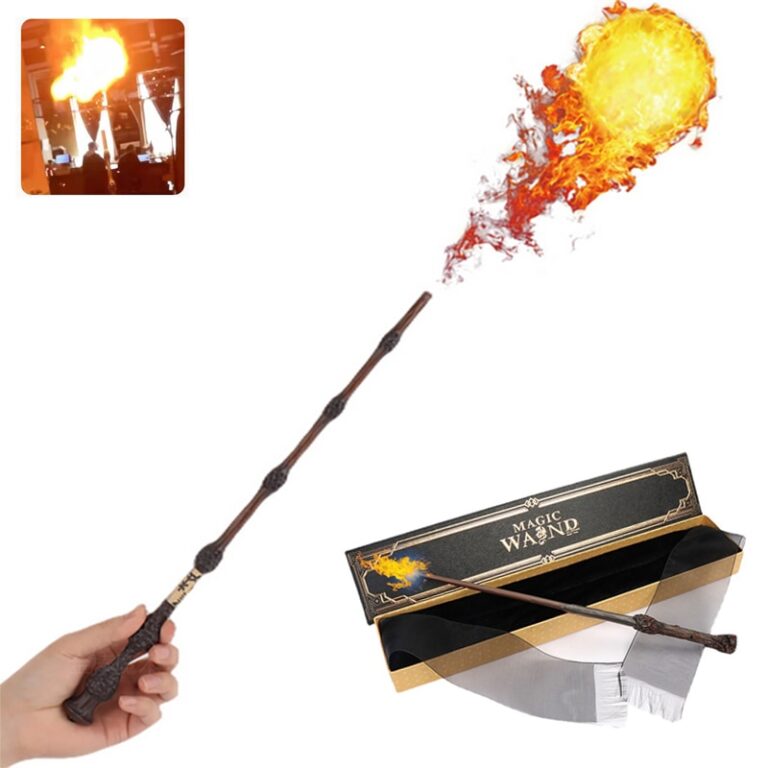 Harry Potter Magic Wand Magic Wand With Fireball Spray Effect   Electronic Fire Flasher Magic Wands Tricks Flame Lighter Magic Wand With Fireball Spray Effect Halloween Costume 768x768 